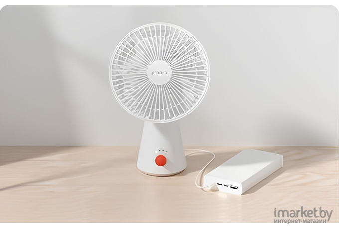 Мини-вентилятор настольный перезаряжаемый Xiaomi Rechargeable Mini Fan ZMYDFS01DM (BHR6089GL)