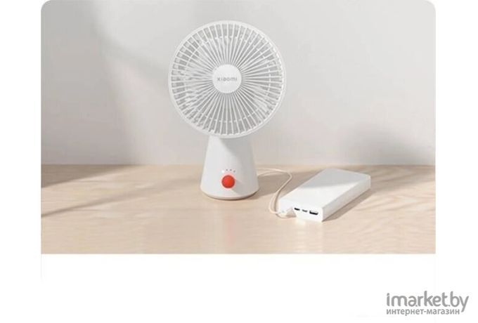 Мини-вентилятор настольный перезаряжаемый Xiaomi Rechargeable Mini Fan ZMYDFS01DM (BHR6089GL)