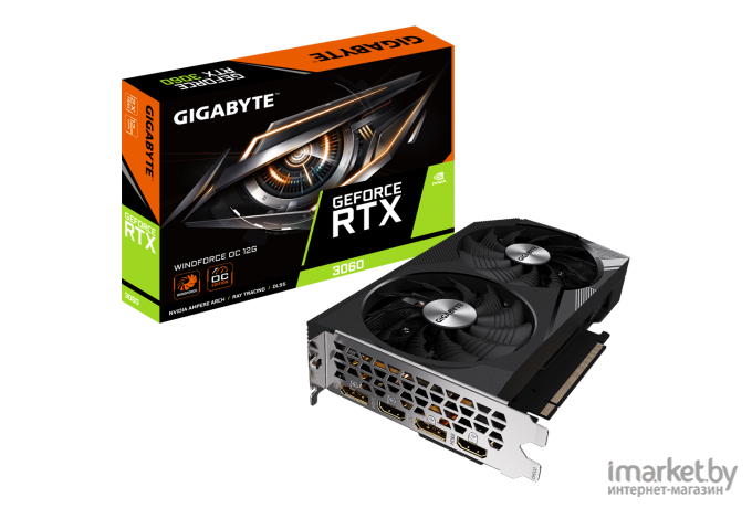 Видеокарта GigaByte RTX 3060 Windforce OC 12G rev. 2.0 (GV-N3060WF2OC-12GD 2.0)