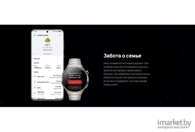 Смарт-часы Huawei Watch 4 Pro MDS-AL00 Титановый корпус