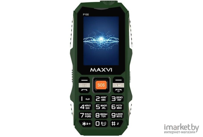 Мобильный телефон Maxvi P100 Green