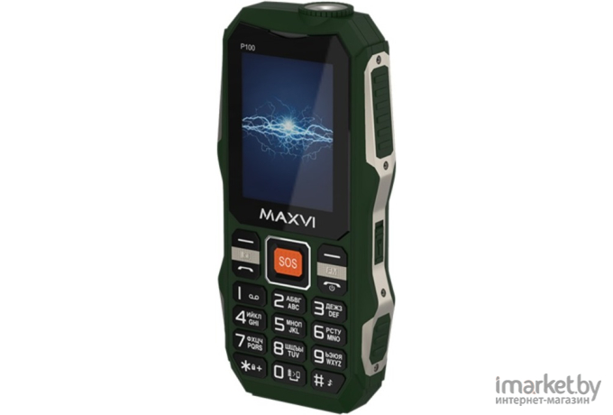 Мобильный телефон Maxvi P100 Green