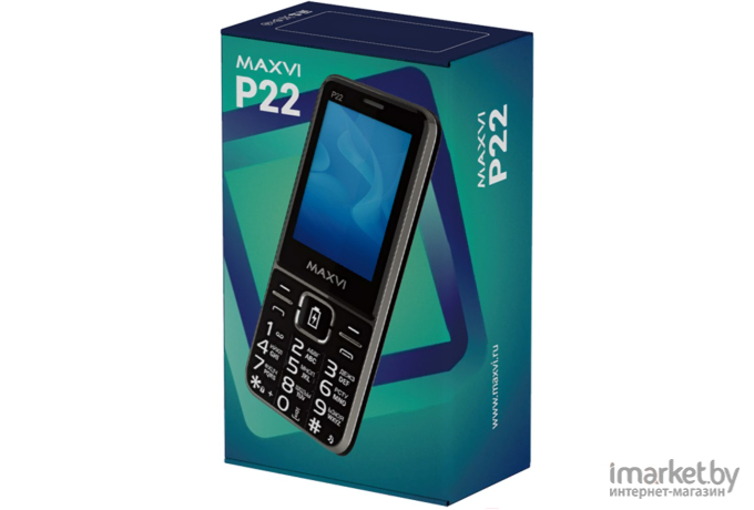 Мобильный телефон Maxvi P22 Black