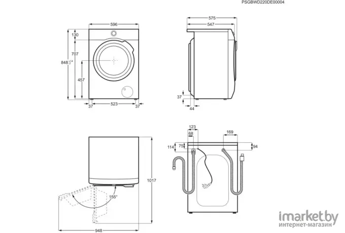 Стиральная машина Electrolux EW7W268SP