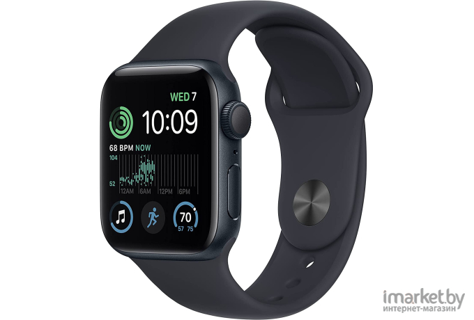 Смарт-часы Apple Watch SE2 40mm Midnight Al Case Midnight Sport Band M/L A2722 (MNT83LL/A)