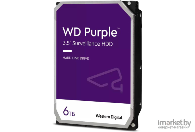 Жесткий диск WD Purple 6TB (WD64PURZ)