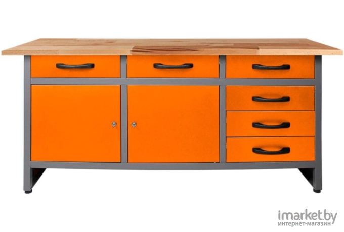 Стол-верстак для мастерской Baumeister BTC-008 Orange (BTC-008ORBAU)