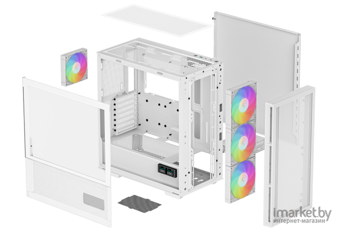 Корпус DeepCool CH560 Digital WH ATX без БП белый (R-CH560-WHAPE4D-G-1)