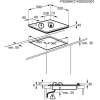 Варочная панель Electrolux EGS6436WW