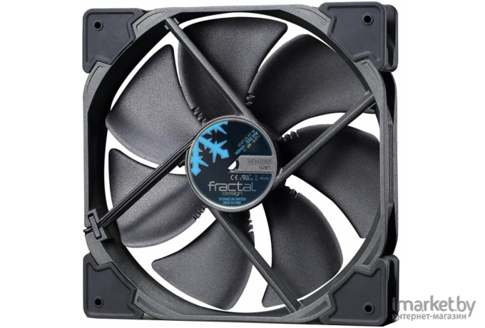 Кулер для корпуса Fractal Design Venturi HP-14 PWM 14x14 см черный (FD-FAN-VENT-HP14-PWM-BK)