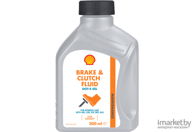 Тормозная жидкость Shell Brake and Clutch Fluid DOT 4 0,455л (AT59R)