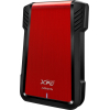 Бокс для накопителей A-Data 2.5 SATA USB 3.0 Red (AEX500U3-CRD)