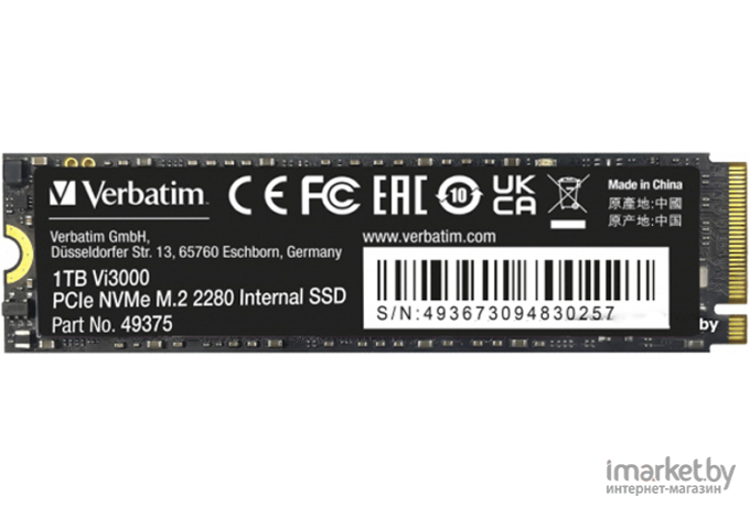 Накопитель SSD Verbatim Vi3000 1TB (49375)