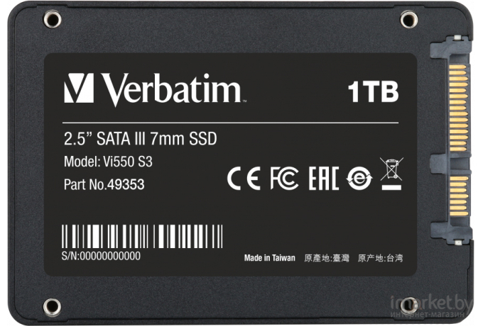 Накопитель SSD Verbatim Vi550 S3 2TB (49354)