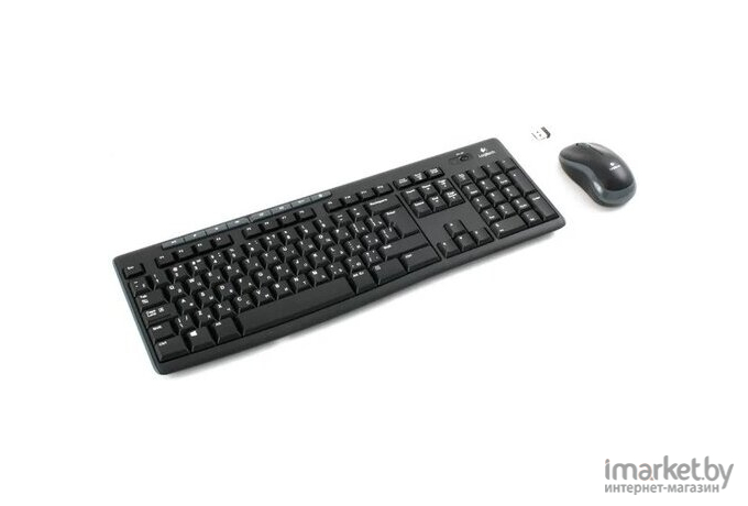 Клавиатура + мышь Logitech Wireless Combo MK270 Black (920-003381)