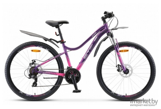 Велосипед Stels Miss-7100 MD 27.5 V020 18 пурпурный (LU094059*LU084755)