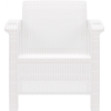 Садовое кресло Альтернатива Ротанг Плюс белый (М8417)