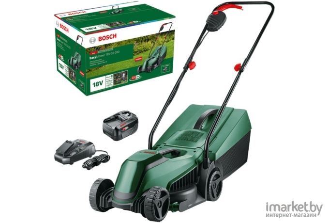 Газонокосилка аккумуляторная Bosch EasyMower 18V-32-200 (06008B9D00)