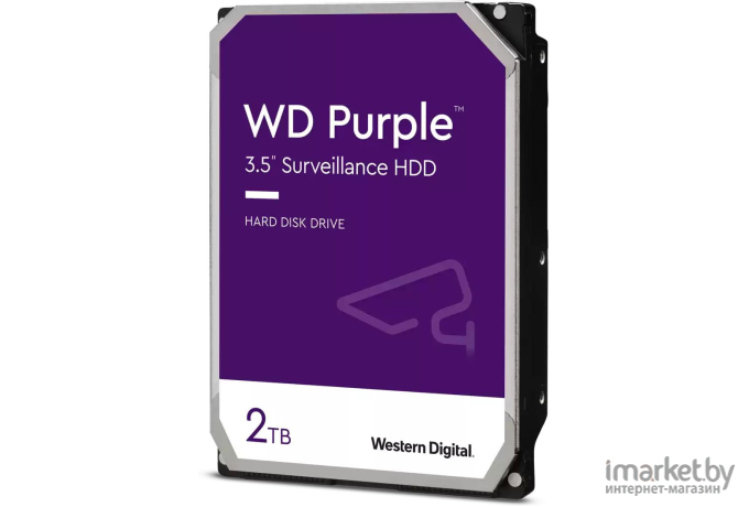 Жесткий диск HDD WD Purple 2TB (WD23PURZ)