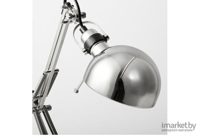 Настольная лампа IKEA Форсо никелированный (801.467.63)