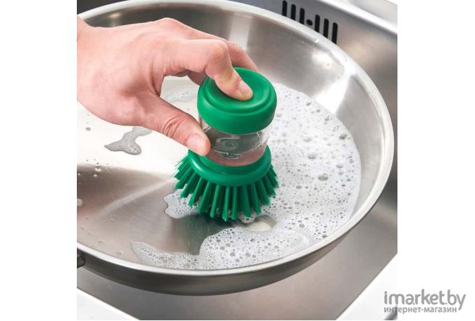 Щетка для мытья посуды Ikea Видевекмаль ярко-зеленый (905.567.02)