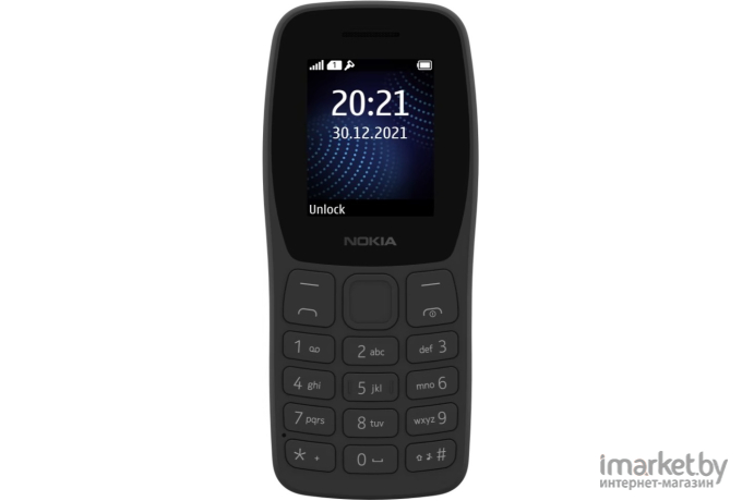 Телефон Nokia 105 ТА-1428 DS ЕАС UA Charcoal (11SIAB01A01)