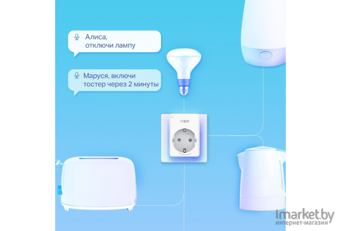 Умная розетка TP-Link P110 (2-pack)