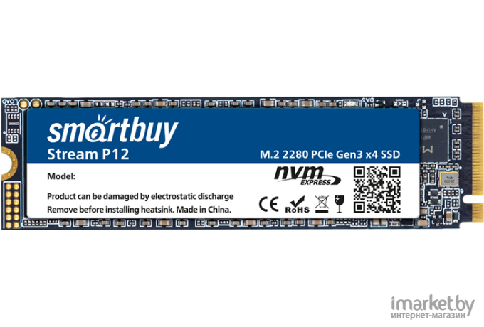 Накопитель SSD SmartBuy Stream P12 256GB (SBSSD256-STP12-M2P3)