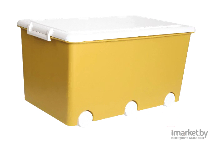 Ящик для игрушек Tega PW-001-124 темно-желтый