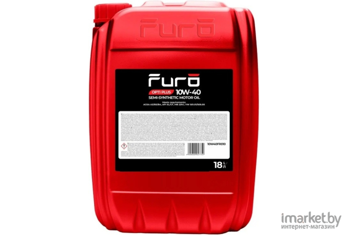 Моторное масло Furo Opti Plus 10W40 18л (10W40FR010)