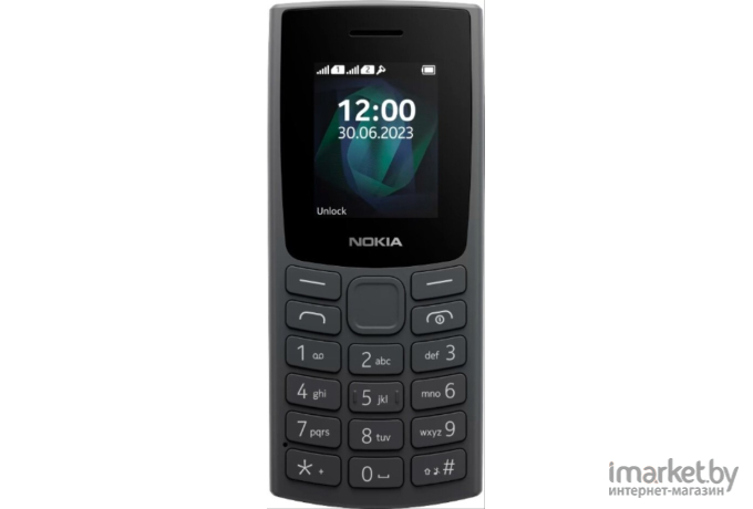 Телефон Nokia 105 TA-1557 DS EAC Charcoal (1GF019CPA2C02)