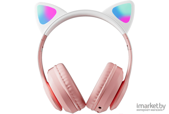 Беспроводная гарнитура Miru CAT EP-W10 розовый (W101)