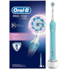 Электрическая зубная щетка Oral-B Pro 700 Sensi Clean голубой/белый