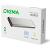 Внешний накопитель SSD Digma RUN X 2TB серебристый (DGSR8002T1MSR)