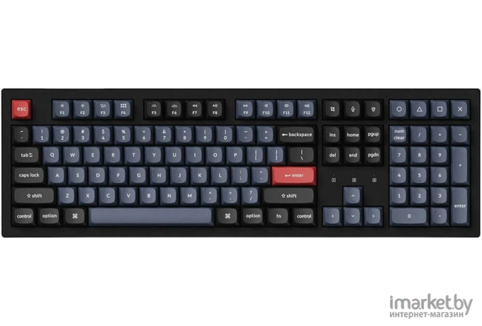 Беспроводная клавиатура Keychron K10 Pro Grey (RGB, Hot-Swap, Keychron K pro Red Switch, RU)