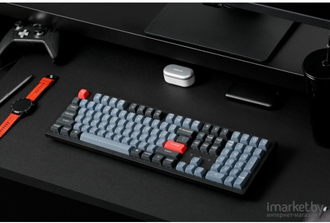 Беспроводная клавиатура Keychron K10 Pro Grey (RGB, Hot-Swap, Keychron K pro Red Switch, RU)