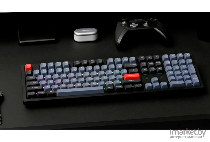 Беспроводная клавиатура Keychron K10 Pro Grey (RGB, Hot-Swap, Keychron K pro Red Switch, RU)