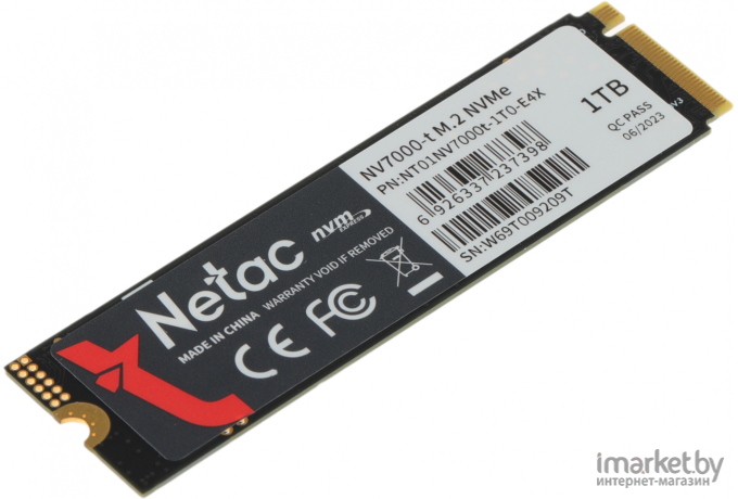 Накопитель SSD Netac 1TB NV7000-t M.2 (NT01NV7000t-1T0-E4X)