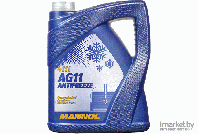Антифриз Mannol AG11 -75 синий 5л