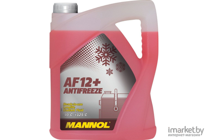 Антифриз Mannol AF 12 -75 красный 5л