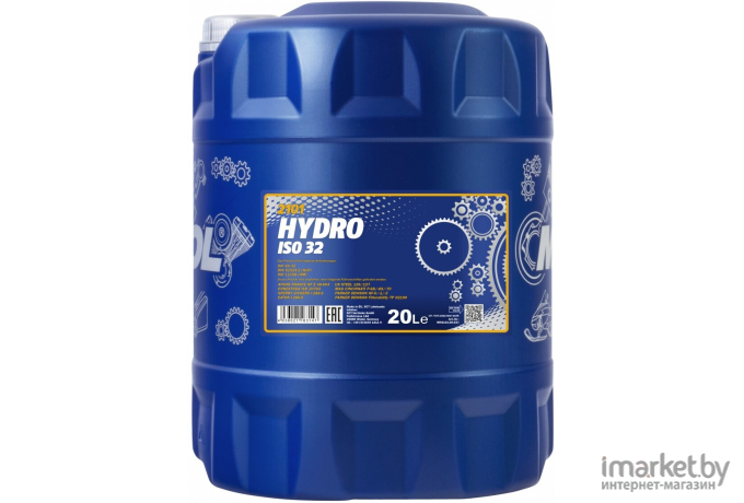 Гидравлическое масло Mannol Hydro ISO 32 HVLP 20л