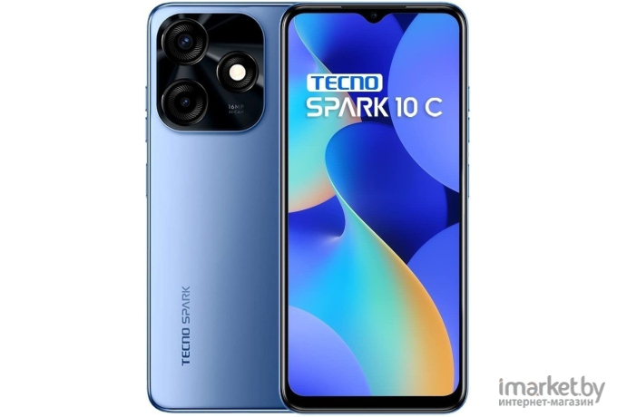 Смартфон Tecno KI5m Spark 10C 4/64Gb Meta Blue