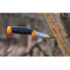 Туристический нож Morakniv Companion F Serrated черный/оранжевый (11829)