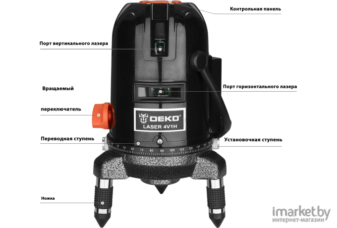 Уровень самовыравнивающийся Deko LL57GA SET 2 (065-0295)