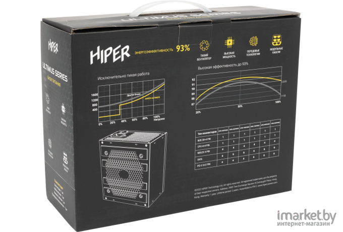 Блок питания Hiper HPB-700FMK2 700W ATX