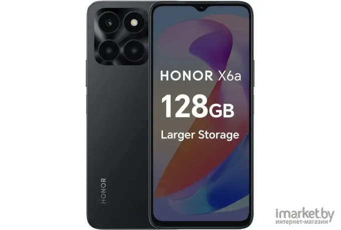 Смартфон Honor X6a 6GB/128GB Midnight Black (WDY-LX1)