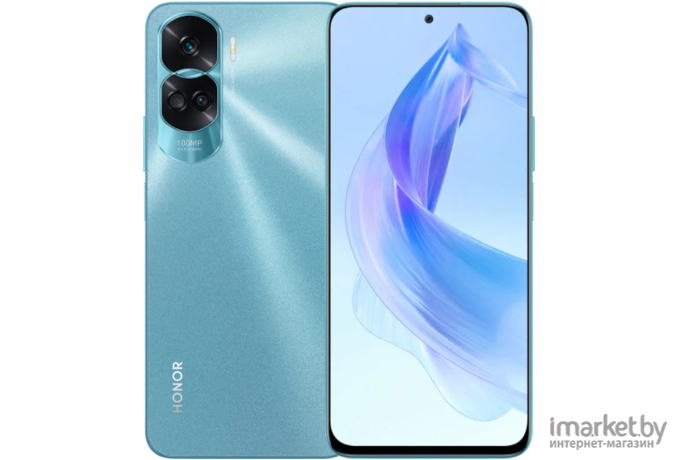 Смартфон Honor 90 Lite 8GB/256GB Cyan Lake (CRT-NX1)