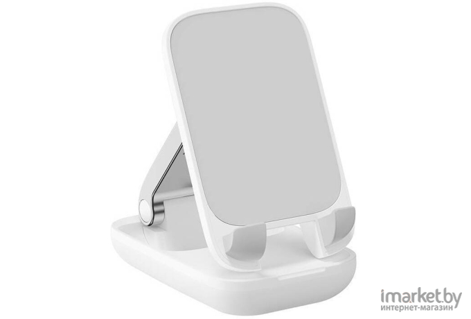 Подставка для телефона Baseus Seashell Series Folding Phone Stand Moon White (B10551500211-00)