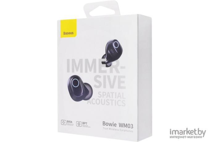 Наушники Baseus Bowie WM03 True Wireless Earphones Black (NGTW330401)
