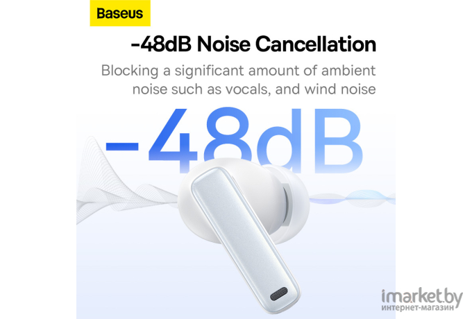 Наушники Baseus Bowie M2s True Wireless Earphones Moon White (NGTW350102)